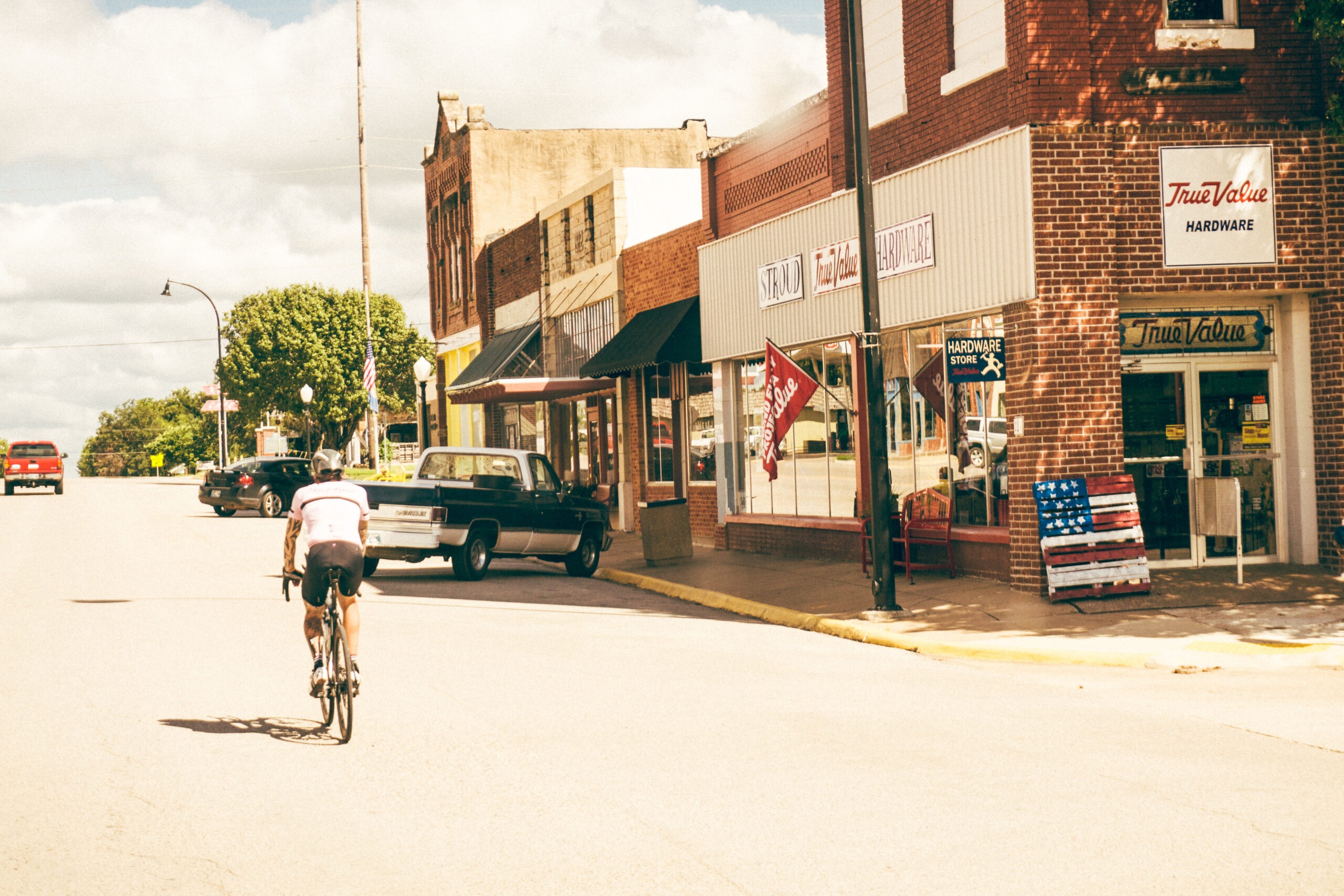 Pav Bryan in a small town