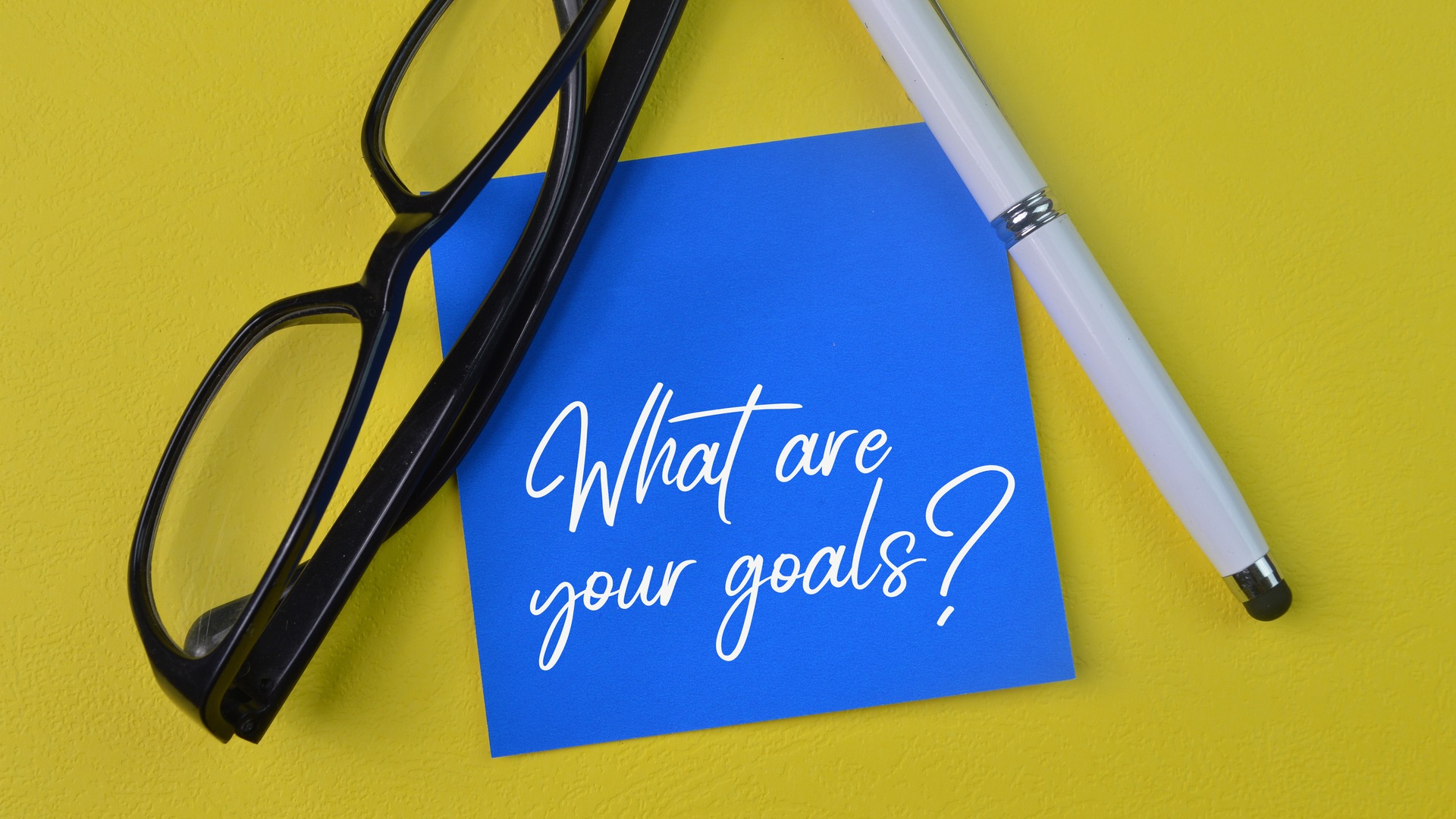 A picture asking "What are your goals?" for cycling