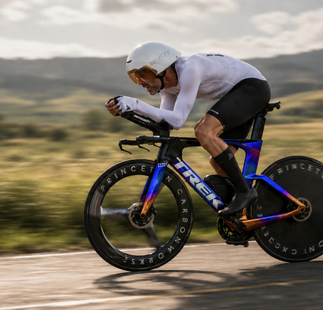 Danny enjoying the benefits of time trial cycling coaching
