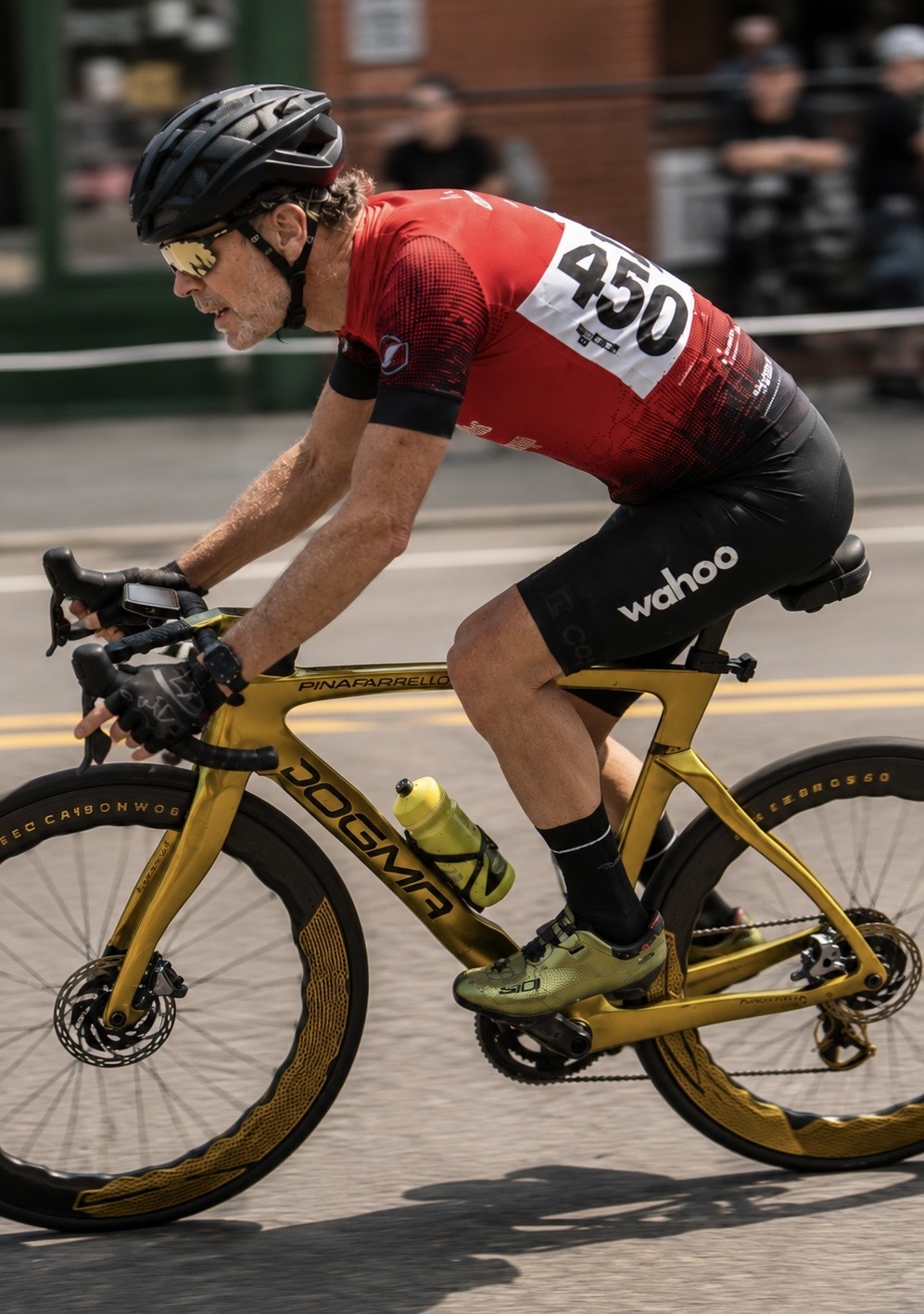 Danny enjoying the benefits of time trial cycling coaching